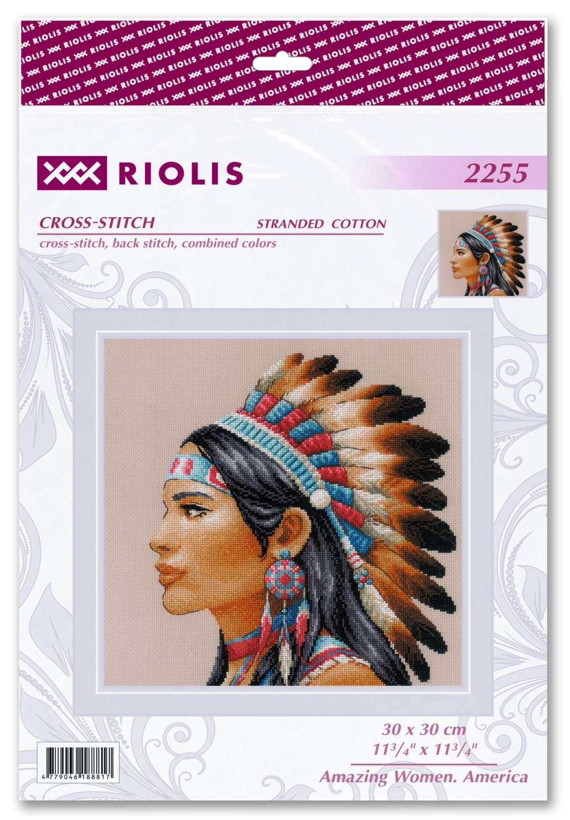 Kit de Punto de Cruz: "Amazing Women. America" Riolis (#2255)