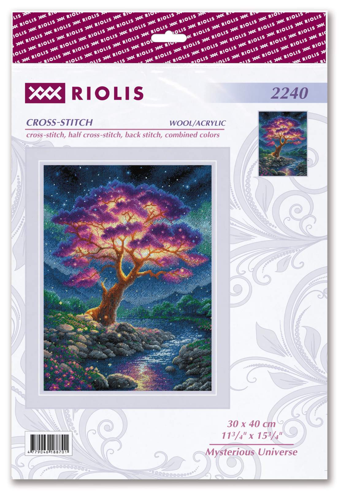 Kit de Punto de Cruz "Mysterious Universe" Riolis 2240