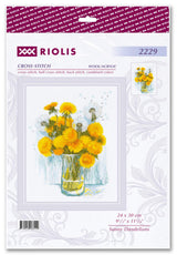 Kit de Punto de Cruz "Sunny Dandelions" Riolis 2229