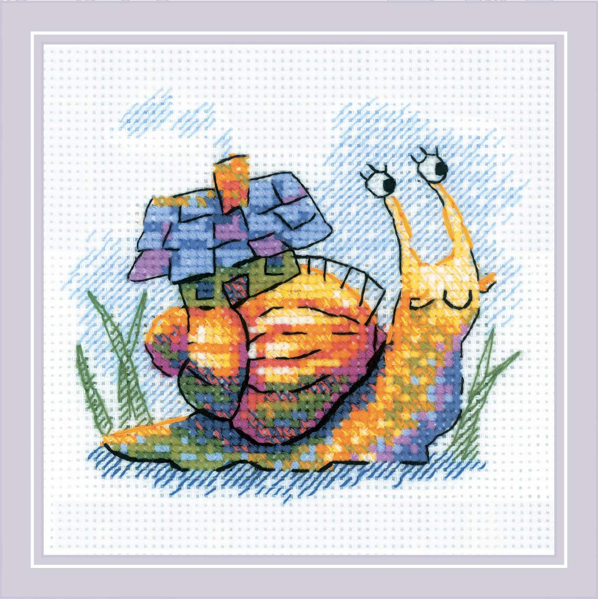 Kit de Punto de Cruz "Caracolito" 2285 - Punto y Arte
