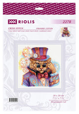 Steampunk Cat Cross Stitch Kit 2278