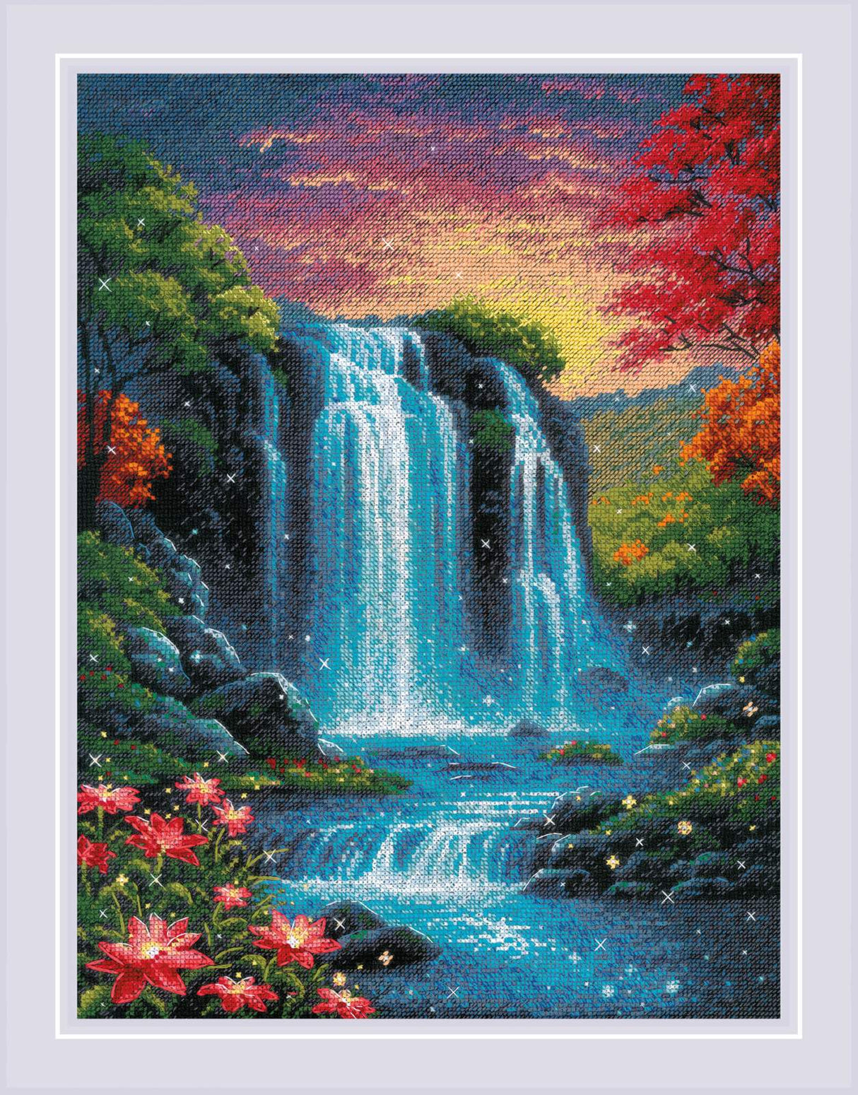 Cross Stitch Kit "Magic Waterfall" 2274