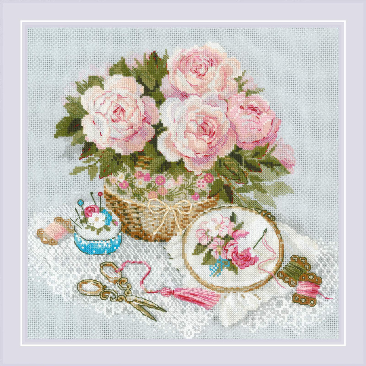 Cross Stitch Kit "Time to Embroider" 2280