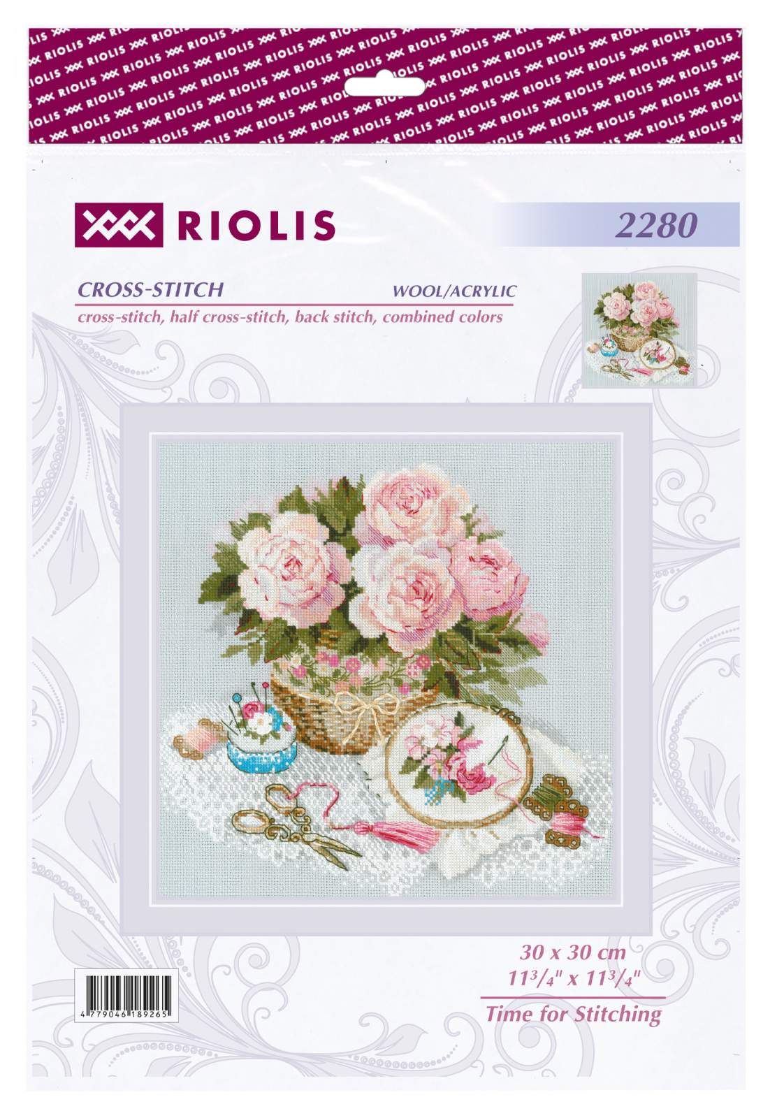Cross Stitch Kit "Time to Embroider" 2280