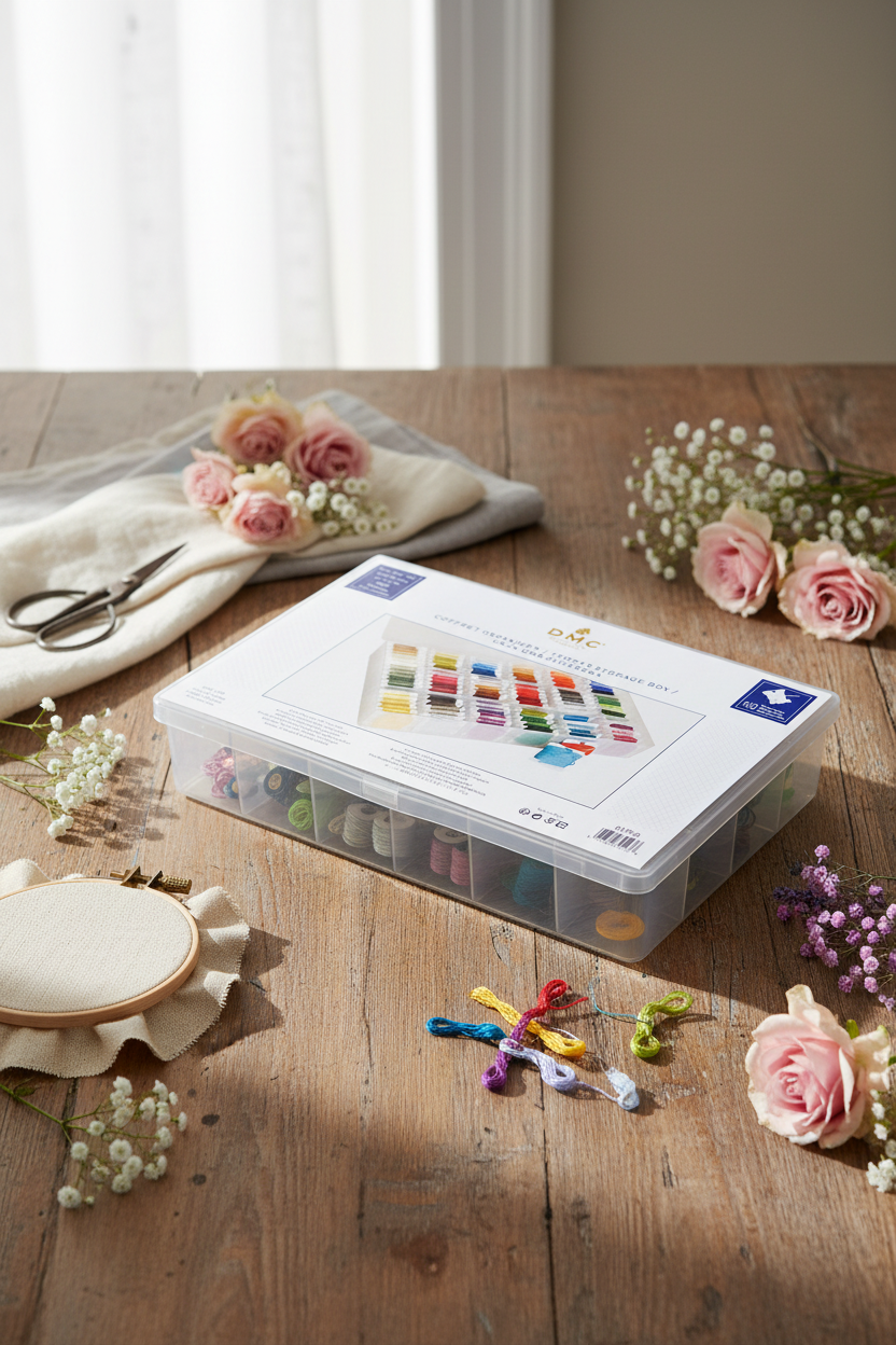 Organizador de Hilos con 50 Tarjetas de Cartón - DMC 6118U