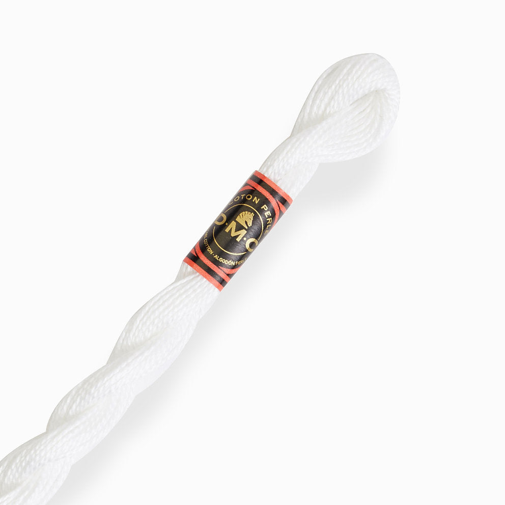Hilo DMC Perlé 5 color BLANC