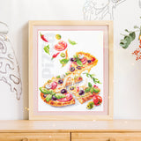 Magic Needle Cross Stitch Kit - Pizza 528-557