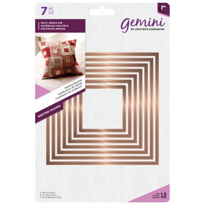 Nesting Square Die Set for Cutting Fabric - Gemini