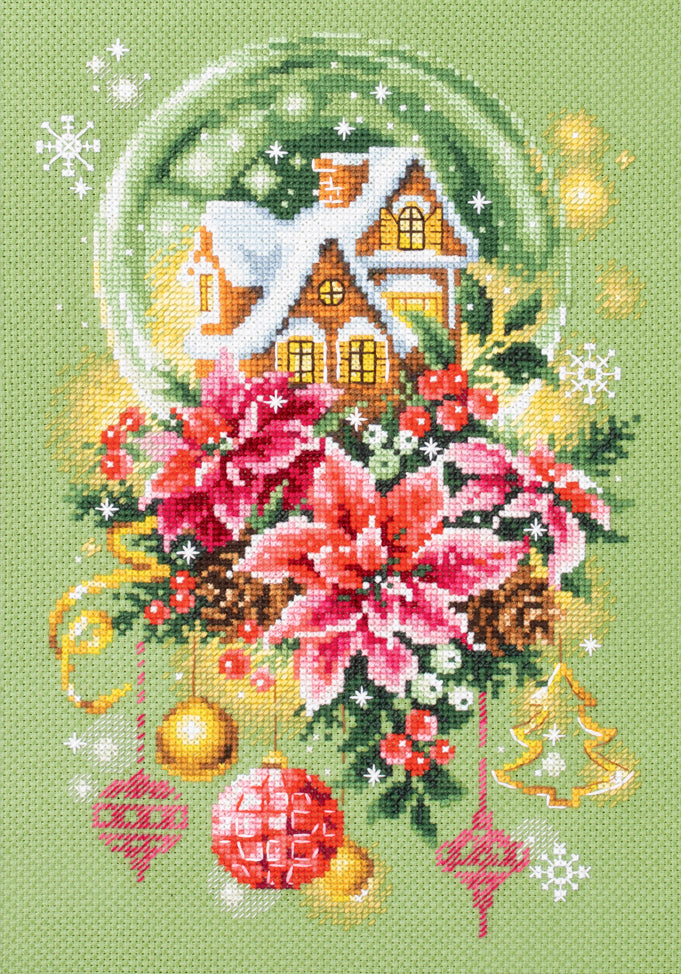 540-672 Snowball. Magic Needle Cross Stitch Kit