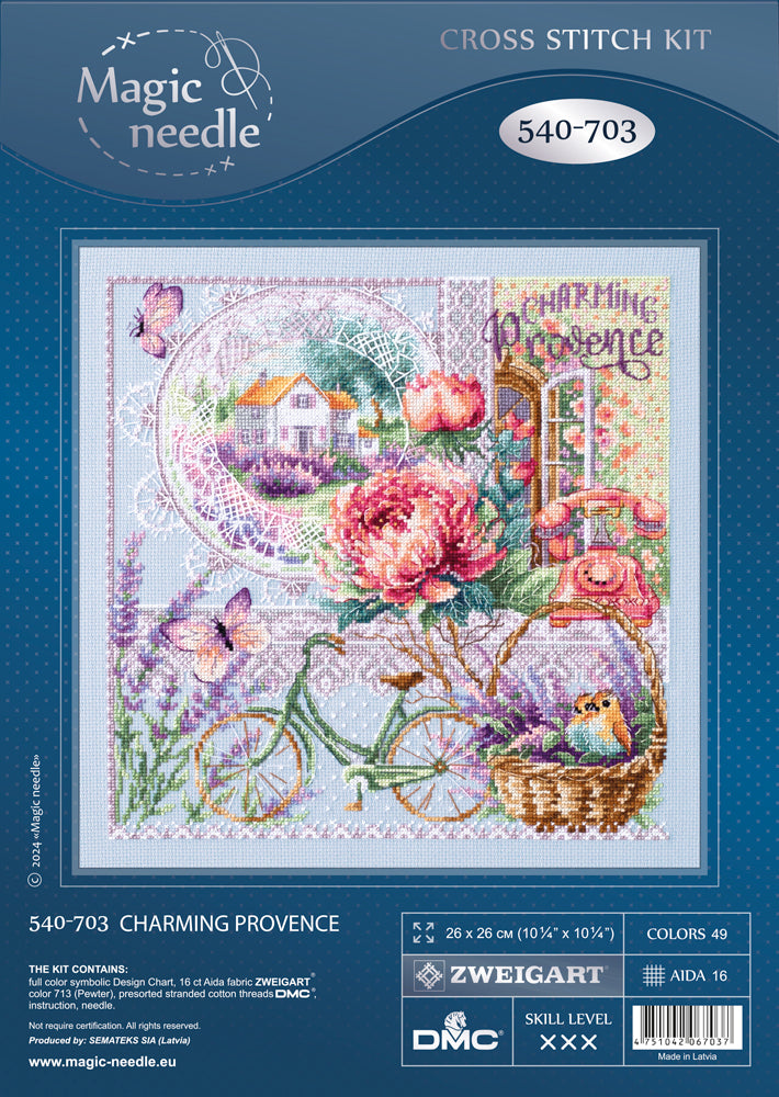 Kit de Punto de Cruz 540-703 “Charming Provence”