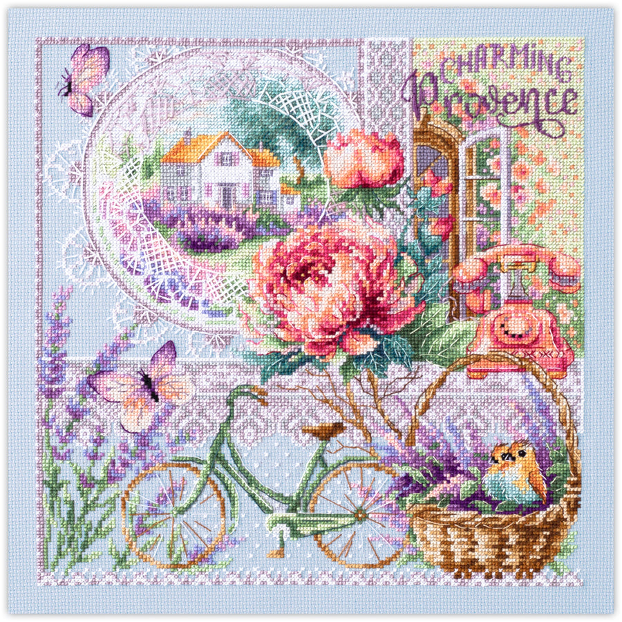 Kit de punto de cruz Magic Needle 540-703 – Charming Provence