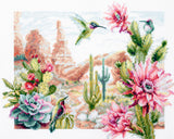 550-758 Flores del Salvaje Oeste. Kit de Punto de Cruz Magic Needle