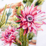 550-758 Flores del Salvaje Oeste. Kit de Punto de Cruz Magic Needle