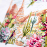 550-758 Flores del Salvaje Oeste. Kit de Punto de Cruz Magic Needle