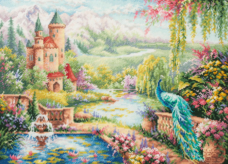Kit de punto de cruz Magic Needle 550-763 – Jardín Real