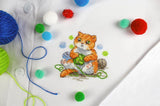 Cross Stitch Kit "Cute Cat" SV-812 by MP Studio