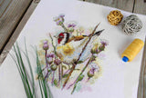 Lurking Goldfinch – MP Studia Cross Stitch Kit SNV-921