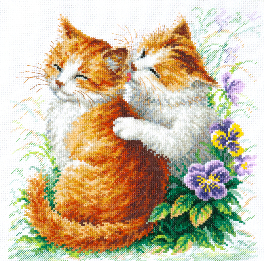 58-11 Delicate care. Magic Needle Cross Stitch Kit