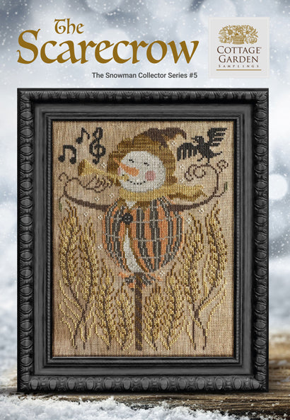 The Scarecrow - Cross Stitch Chart - Cottage Garden Samplings