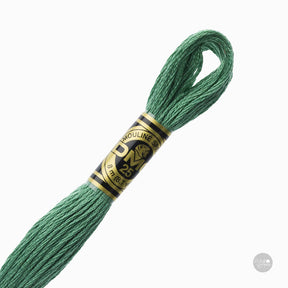 Hilo de bordado DMC Mouliné Spécial 117MC color 163 algodón mercerizado de 8 metros