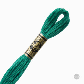 Hilo de bordado DMC Mouliné Spécial 117MC color 3812 algodón mercerizado de 8 metros