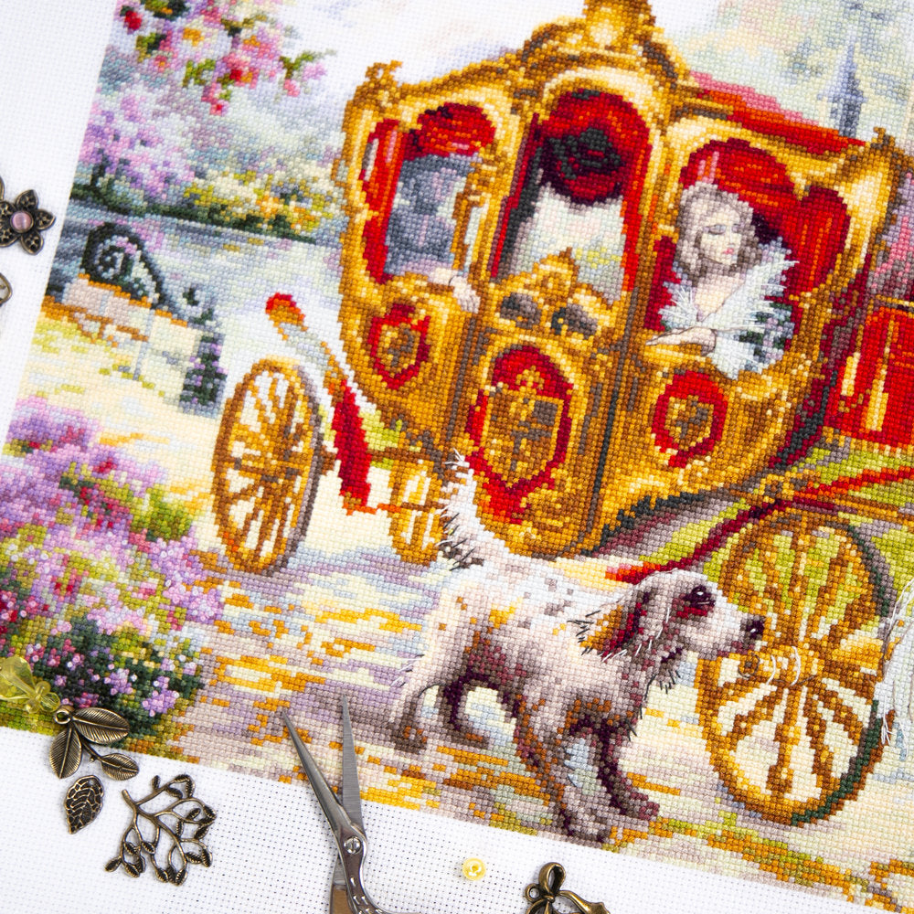 Cross Stitch Kit. Secret Rendezvous - Magic Needle 550-764