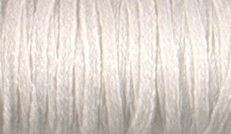100HL (#4) Kreinik-Garn White High Lustre – sehr fein