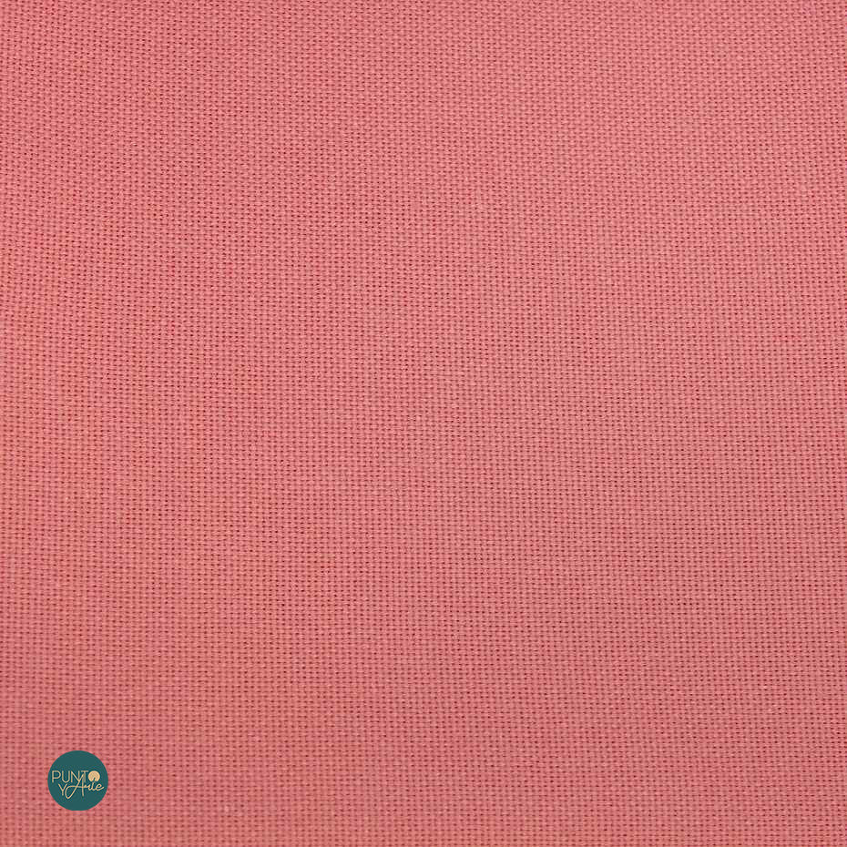 3835/4018 Lugana Fabric 25 ct. ZWEIGART Coral Color for Cross Stitch