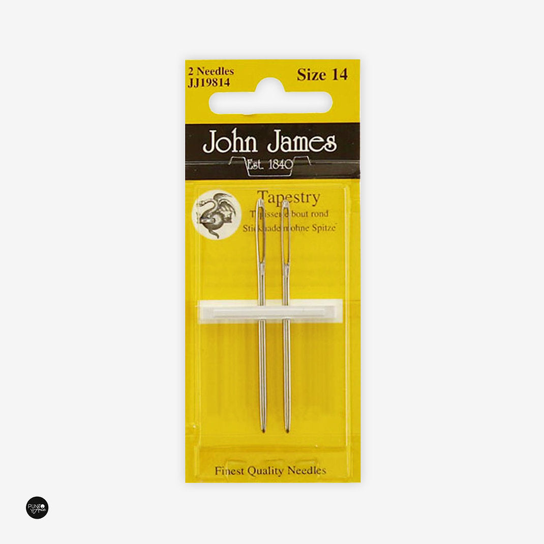 John James Tapestry/Cross Stitch Needles - Size 14 (Pack of 2) JJ19814