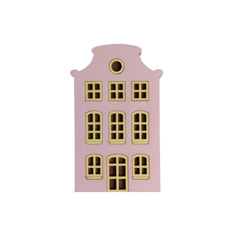 Maison rose. Organisateur pour perles et perles par Wizardi KF027/60
