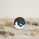 Cerf d'hiver. Organisateur pour perles et perles par Wizardi KF027/70