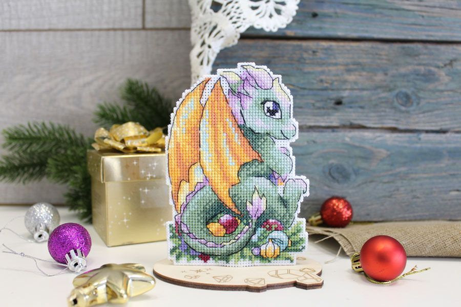 Cross Stitch Kit. New Year's Dragon - MP Studia SR-904