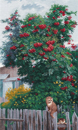 Cross stitch kit. Ural Rowan - 1554 OVEN