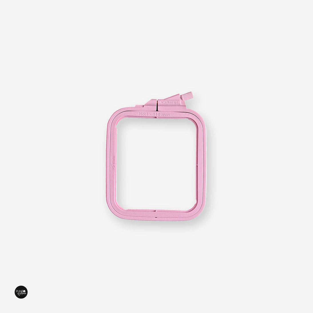 Nurge Pink Square Hoop: Your Perfect Companion for Embroidery and Cross Stitch