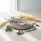 Cadre ovale 230 Nurge Flexi Hoop : marron élégant pour afficher et travailler votre broderie