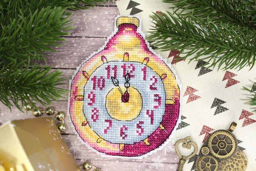 Cross Stitch Kit. Clock - MP Studio SR-907