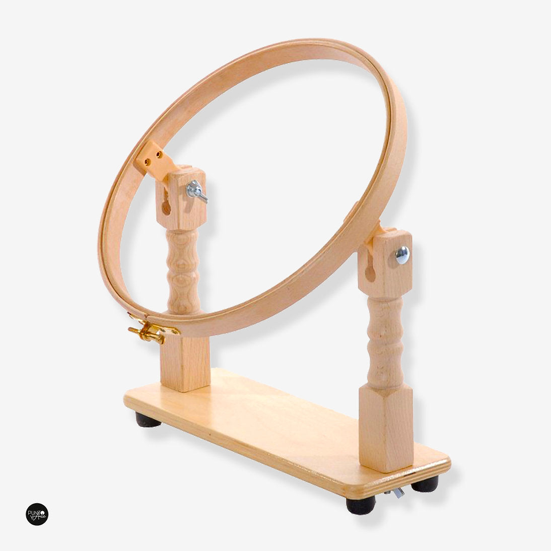 Vista adicional de Soporte para bastidor Elbesee E/HTS82 – Aro con Soporte de Mesa de – Bastidor Práctico para Bordado 20 cm