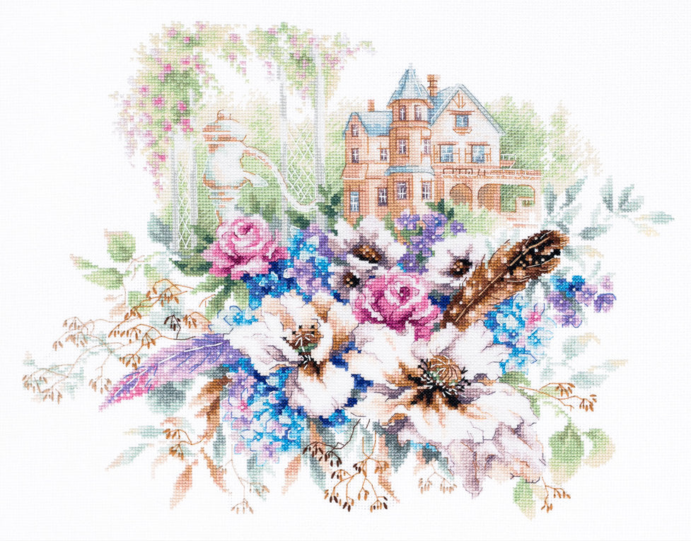 Cross Stitch Kit. Victorian House - Magic Needle 210-207