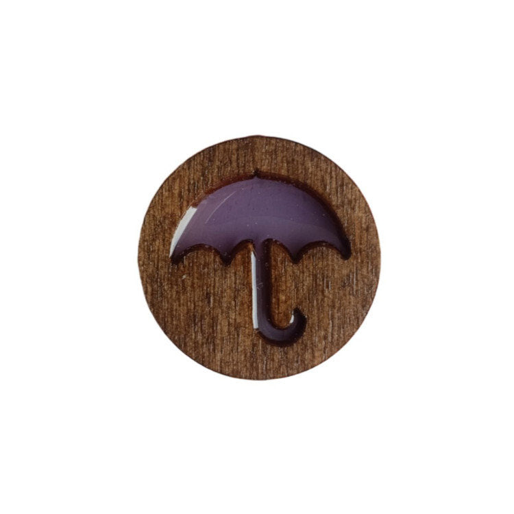 Vista adicional de Imán para agujas Wizardi KF059/104 Paraguas. Imanes para agujas de Madera con resina epoxi Wizardi