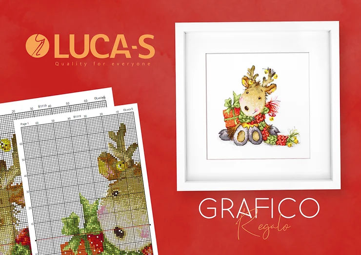 Luca-S Gift Graphic - Renne de Noël
