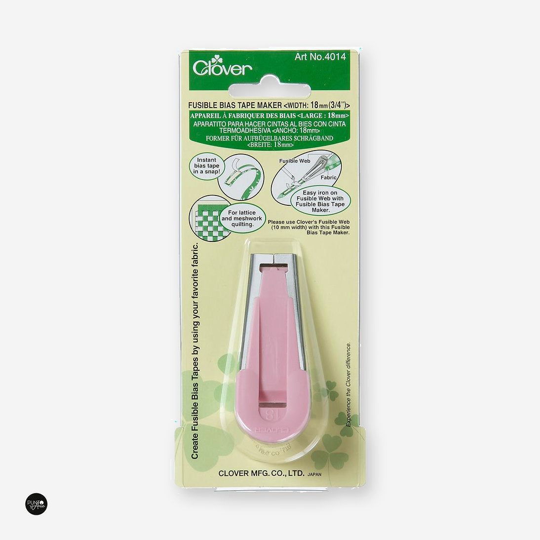 Device for Making Bias Tapes with Thermoadhesive Tape - Clover
