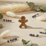 Aimant à aiguilles 'Gingerbread Cookie' - Accessoire en bois Wizardi KF059/54