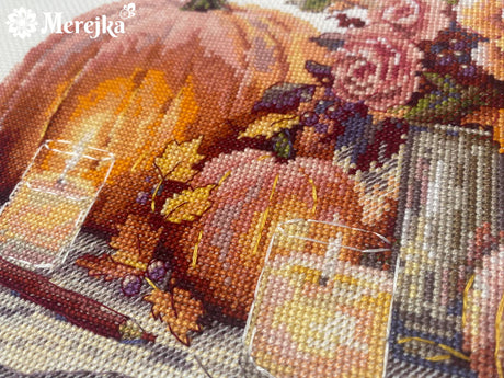 Cross Stitch Kit "Still Life with Pumpkins" by Merejka - K-241A