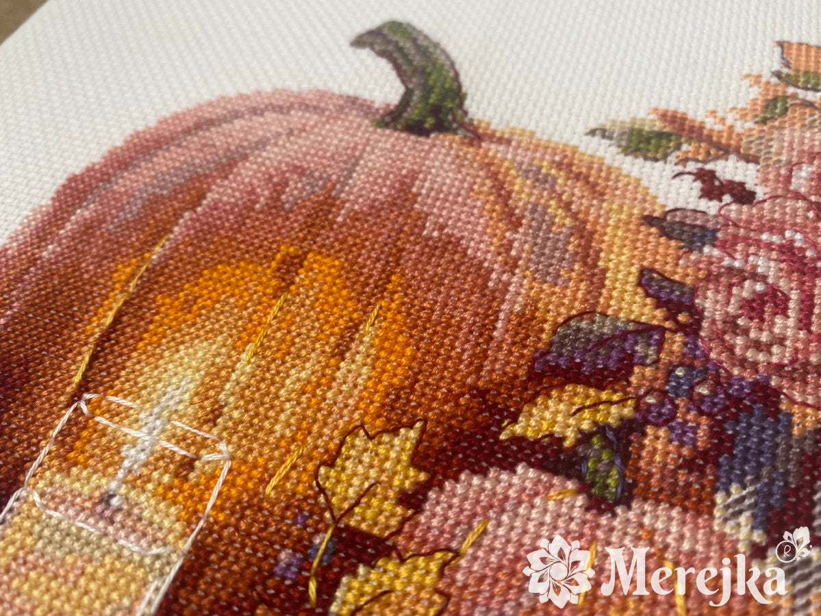 Cross Stitch Kit "Still Life with Pumpkins" by Merejka - K-241A