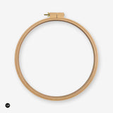 260 24 mm Wooden Hoop Frame - Nurge: Large, Robust and Elegant for Majestic Projects