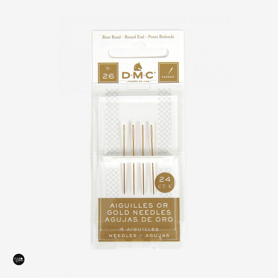 Golden Cross Stitch and Tapestry Needles - Nr. 26 - DMC