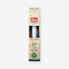 Puntas de Agujas tricot Largos de Madera Natural Prym 223302 - accesorio Prym para punto y tejido