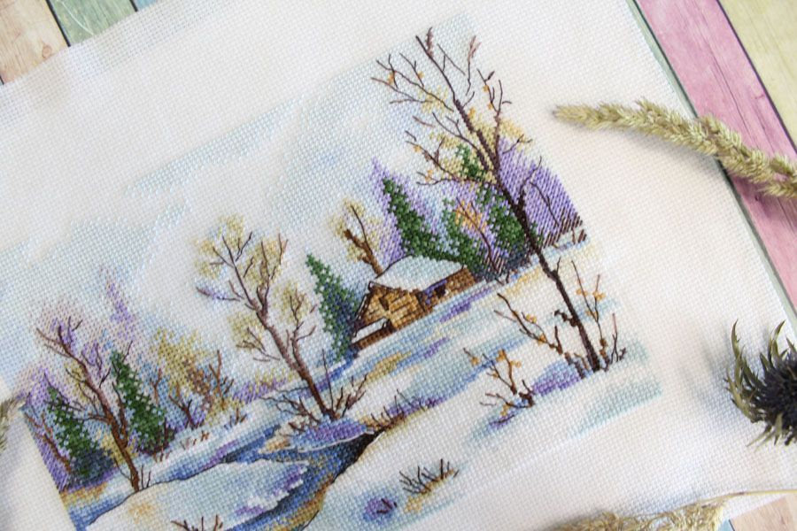 The beginning of spring - MP Studio SNV-818 - Cross stitch kit