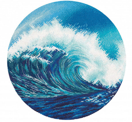 Cross stitch kit. Sea Wave - 1558 OVEN