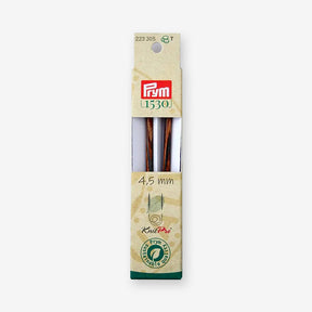 Puntas de Agujas tricot Largos de Madera Natural Prym 223302 - accesorio Prym para punto y tejido